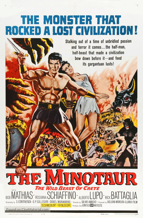 Teseo contro il minotauro - Movie Poster
