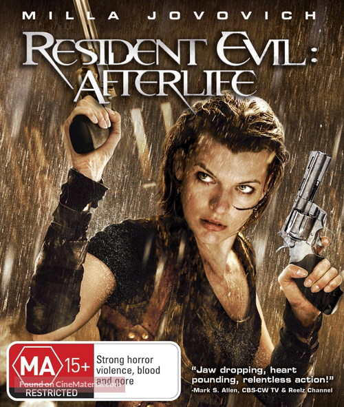 Resident Evil: Afterlife - Australian Movie Cover