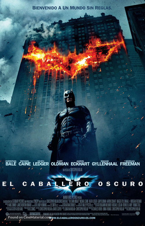 The Dark Knight - Spanish Theatrical movie poster