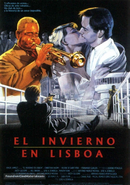 Invierno en Lisboa, El - Spanish poster