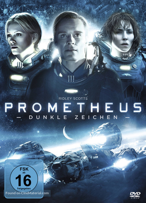 Prometheus - German DVD movie cover