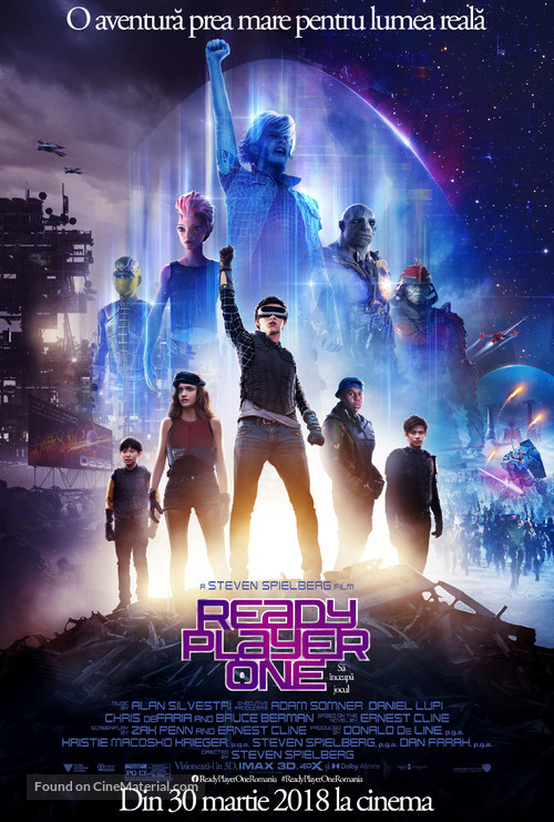 Ready Player One - Romanian Movie Poster
