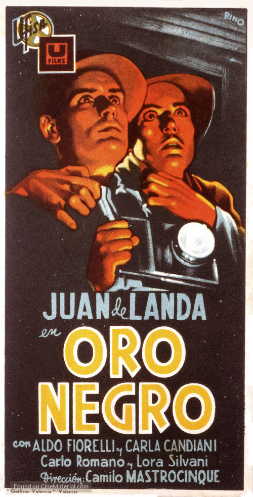 Oro nero - Spanish Movie Poster