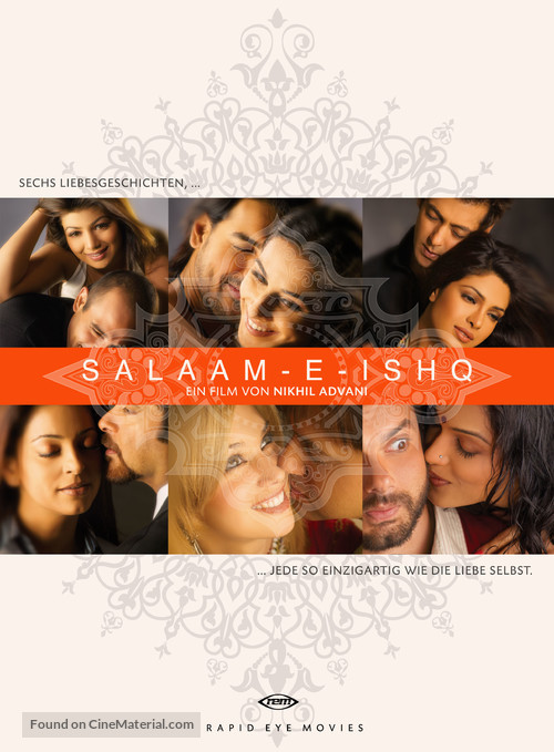 Salaam E Ishq - German Movie Cover
