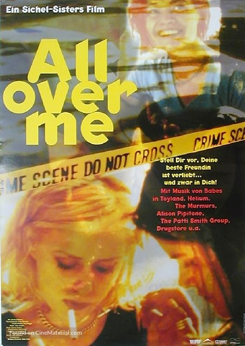 All Over Me - German Movie Poster
