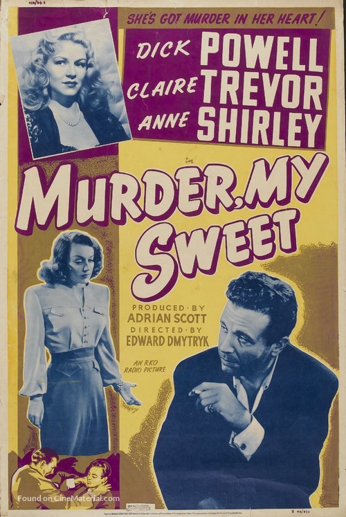 Murder, My Sweet - Movie Poster
