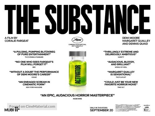 The Substance - Movie Poster