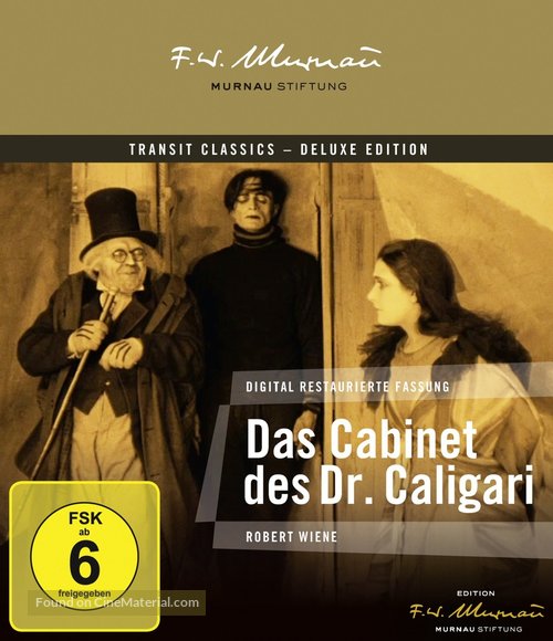 Das Cabinet des Dr. Caligari. - German Blu-Ray movie cover