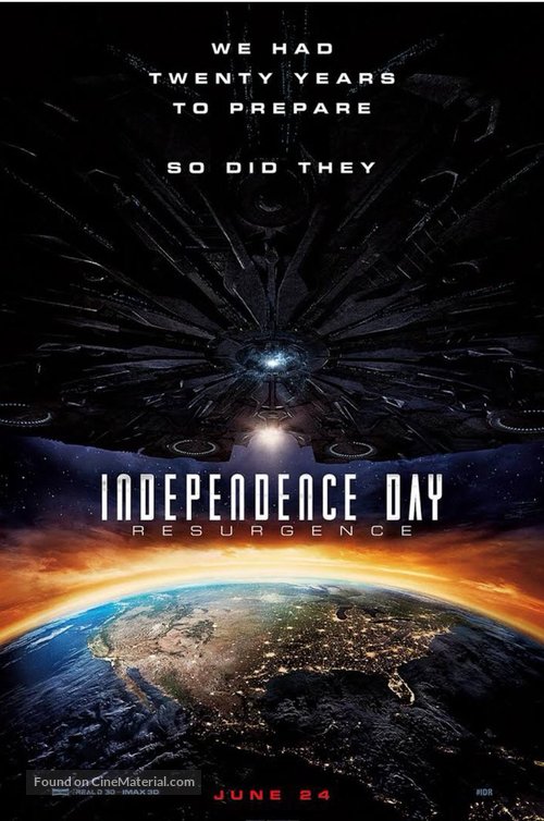 Independence Day: Resurgence - Canadian Movie Poster