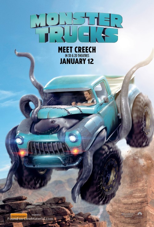 Monster Trucks - Australian Movie Poster