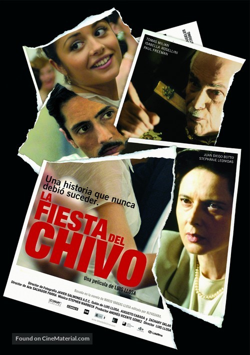 La fiesta del chivo - Spanish Movie Poster