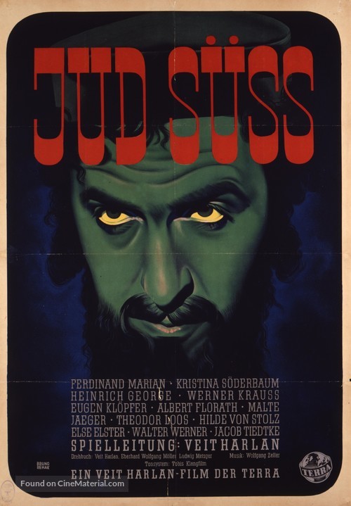 Jud S&uuml;&szlig; - German Movie Poster