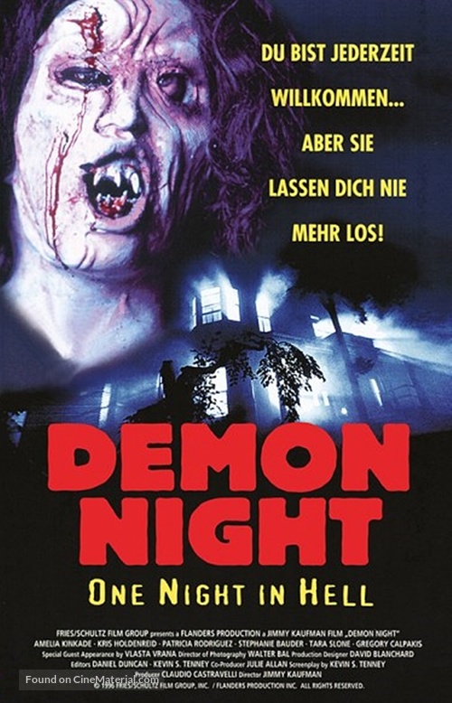 Night of the Demons III - German DVD movie cover