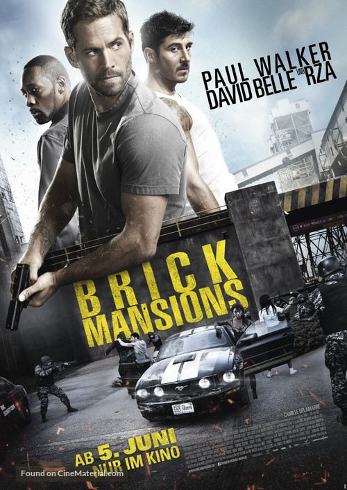 Brick Mansions - German Movie Poster