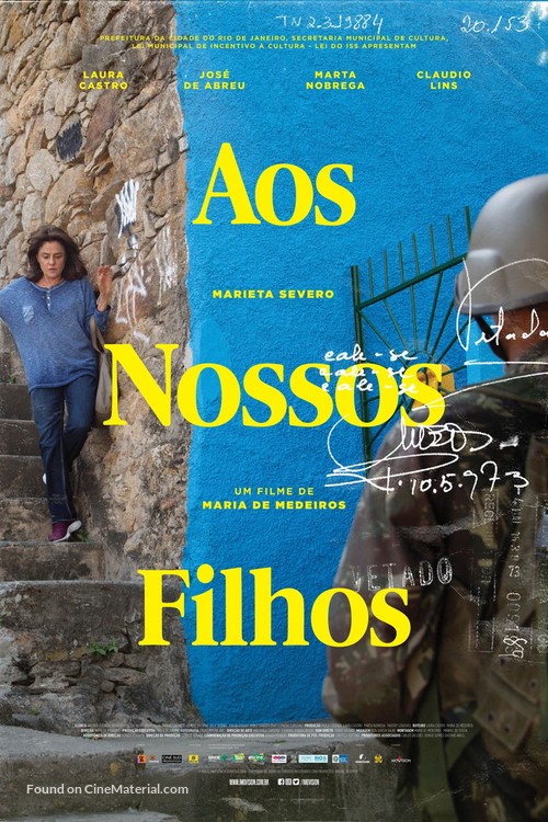Aos Nossos Filhos - Brazilian Movie Poster