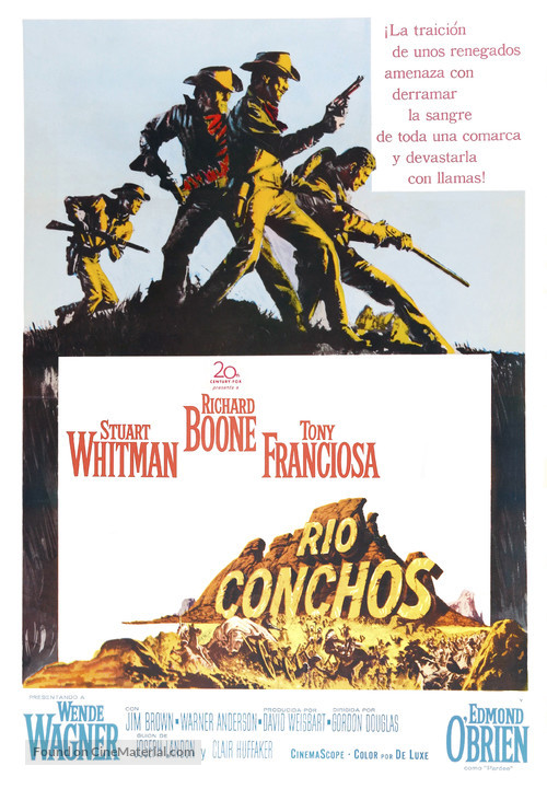 Rio Conchos - Spanish Movie Poster