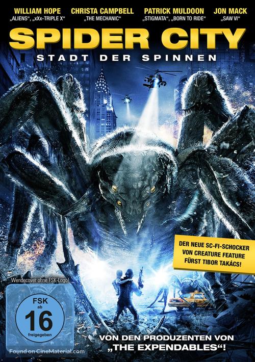 Spiders 3D - German DVD movie cover