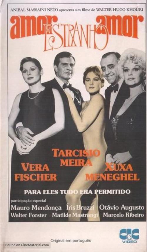 Amor Estranho Amor - Brazilian VHS movie cover