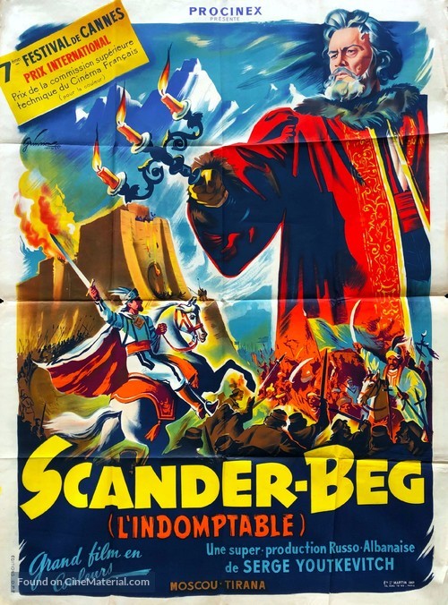 Velikiy voin Albanii Skanderbeg - French Movie Poster