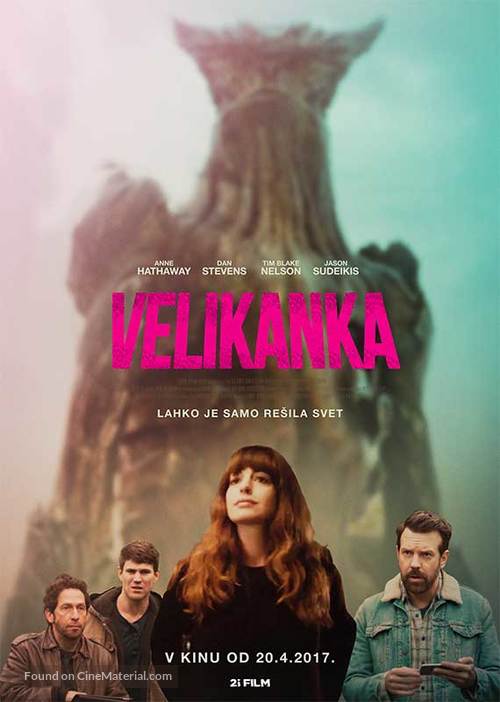 Colossal - Slovenian Movie Poster