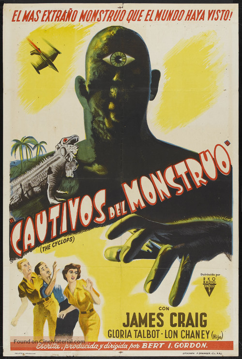 The Cyclops - Argentinian Movie Poster