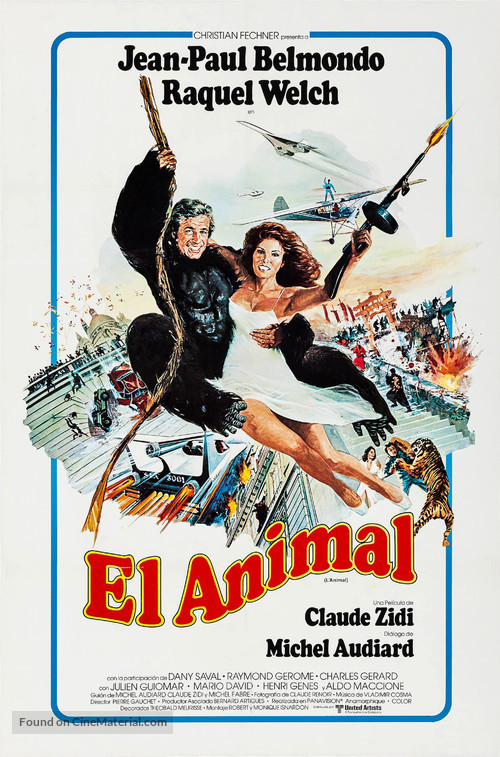 L&#039;animal - Spanish Movie Poster