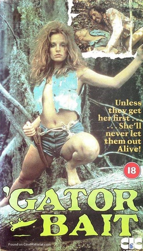&#039;Gator Bait - British VHS movie cover
