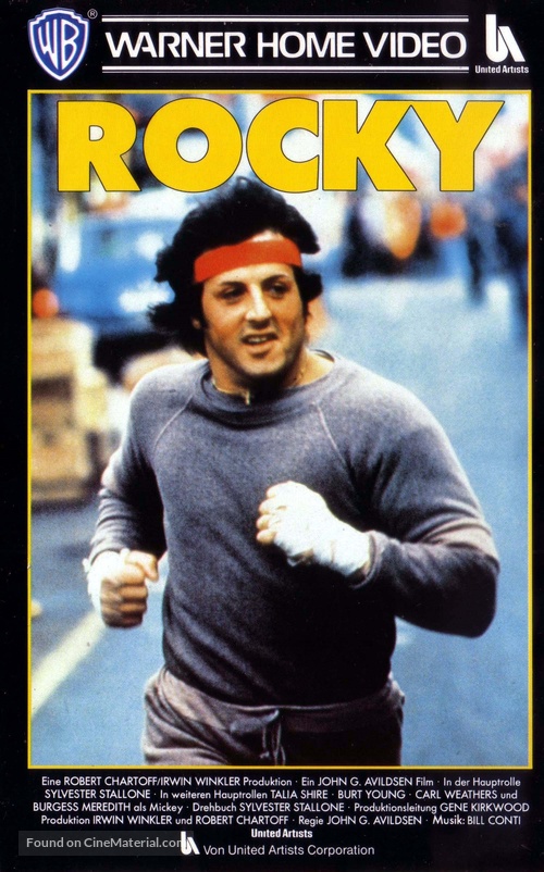 Rocky - German VHS movie cover