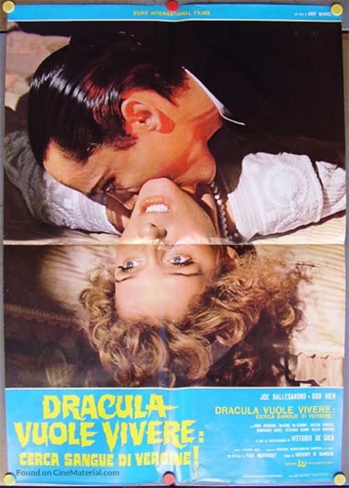 Blood for Dracula - Italian Movie Poster
