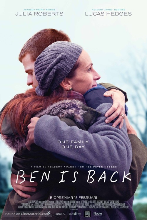 Ben Is Back - Swedish Movie Poster