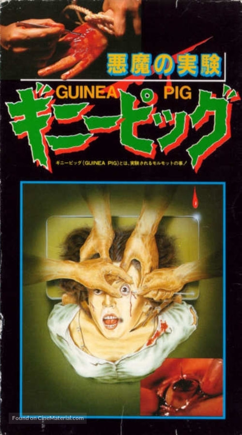 Za ginipiggu: Akuma no jikken - Japanese VHS movie cover