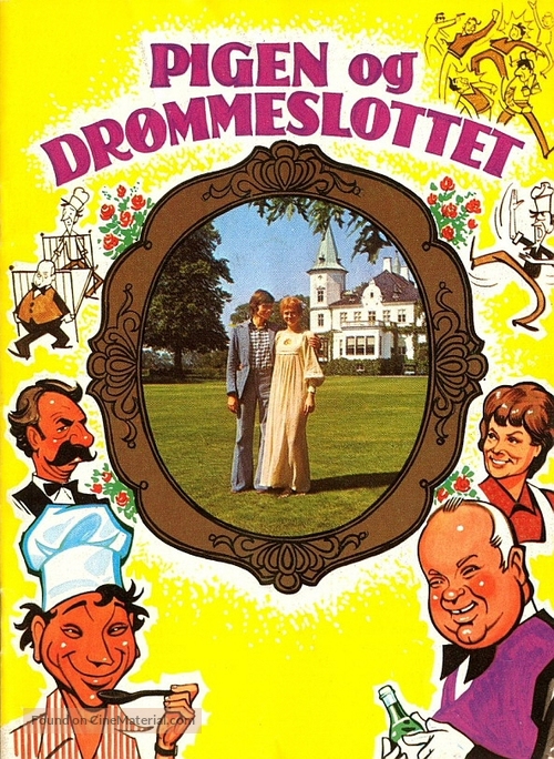 Pigen og dr&oslash;mmeslottet - Danish Movie Poster