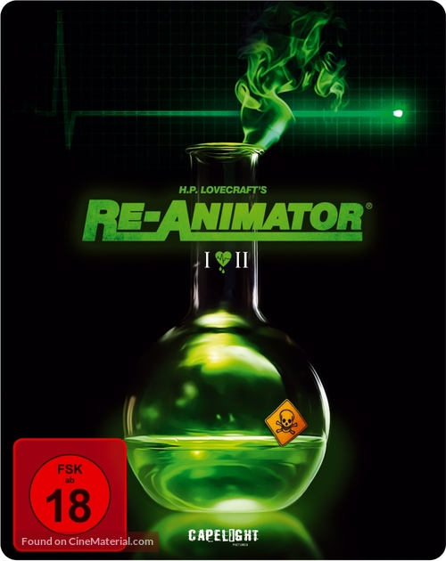 Re-Animator - German Blu-Ray movie cover