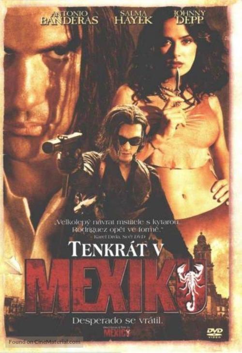 Once Upon A Time In Mexico - Czech DVD movie cover