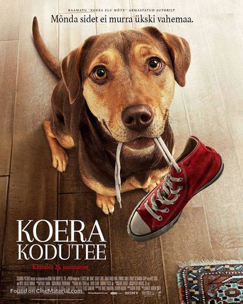 A Dog&#039;s Way Home - Estonian Movie Poster