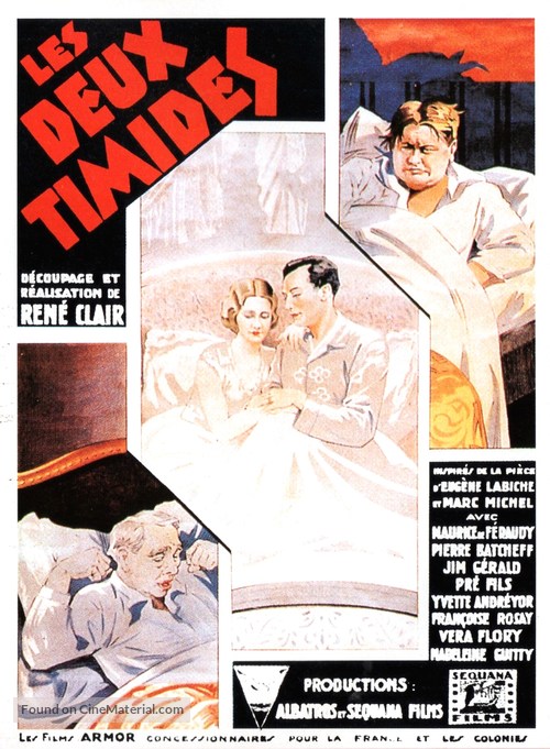Les deux timides - French Movie Poster