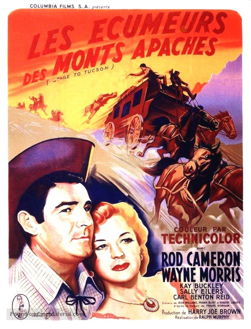 Stage to Tucson - French Movie Poster