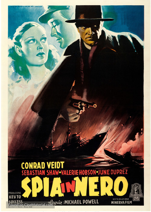 The Spy in Black - Italian Movie Poster
