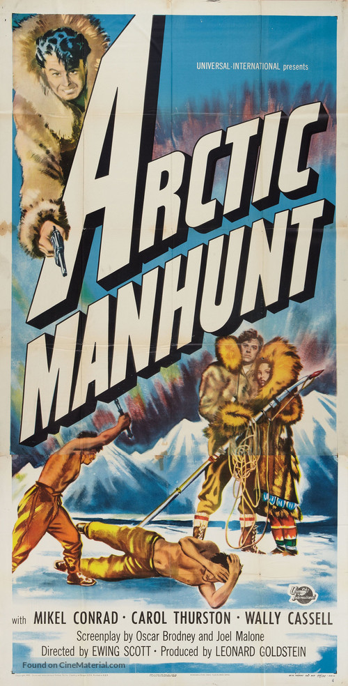 Arctic Manhunt - Theatrical movie poster