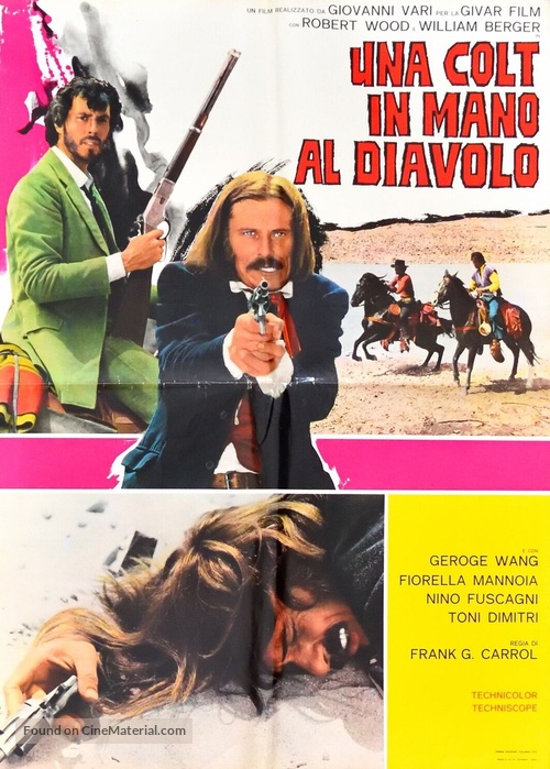 Una colt in mano del diavolo - Italian Movie Poster