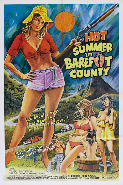 Hot Summer in Barefoot County - Movie Poster