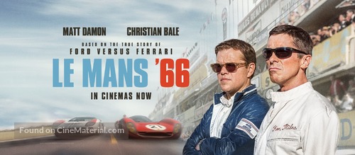 Ford v. Ferrari - British Movie Poster