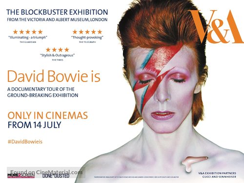 David Bowie Is Happening Now - British Movie Poster