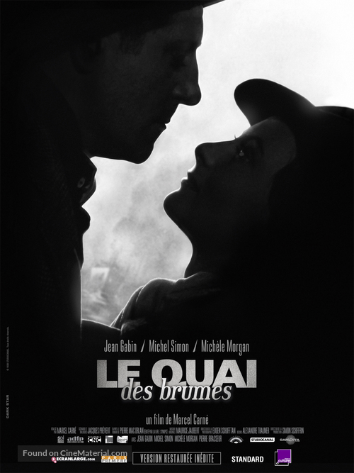 Le quai des brumes - French Re-release movie poster