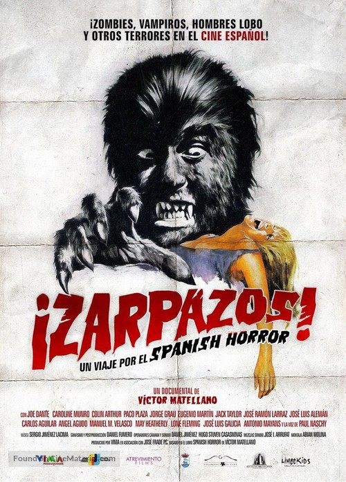 &iexcl;Zarpazos! Un viaje por el Spanish Horror - Spanish Movie Poster