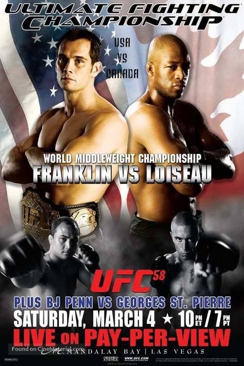 UFC 58: USA vs. Canada - Movie Poster