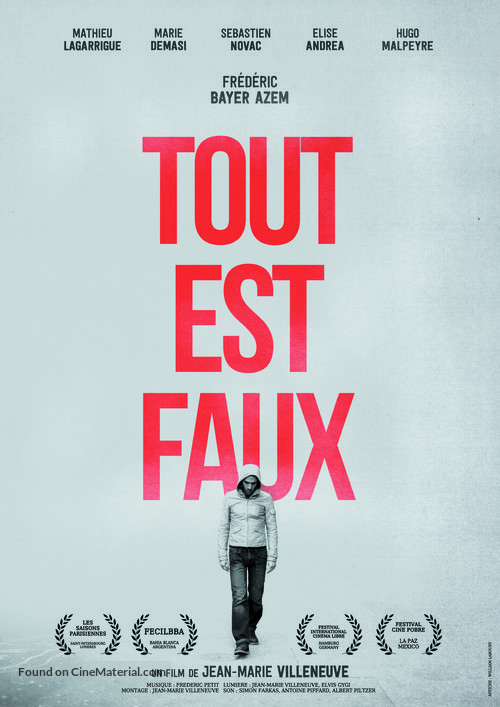 Tout est faux - French Movie Poster