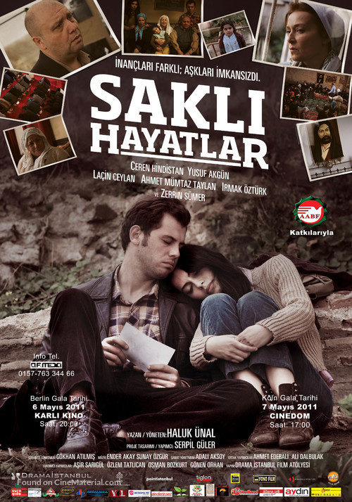 Sakli Hayatlar - Turkish Movie Poster