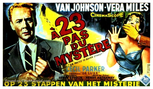 23 Paces to Baker Street - Belgian Movie Poster