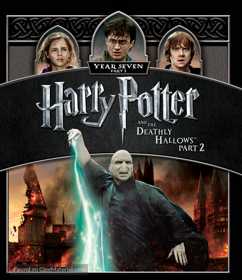 Harry Potter and the Deathly Hallows - Part 2 - Blu-Ray movie cover